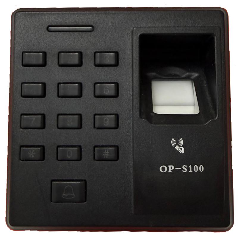 OP-S100 Optex Parmak izi + kart + şifreli geçiş kontrol okuyucu